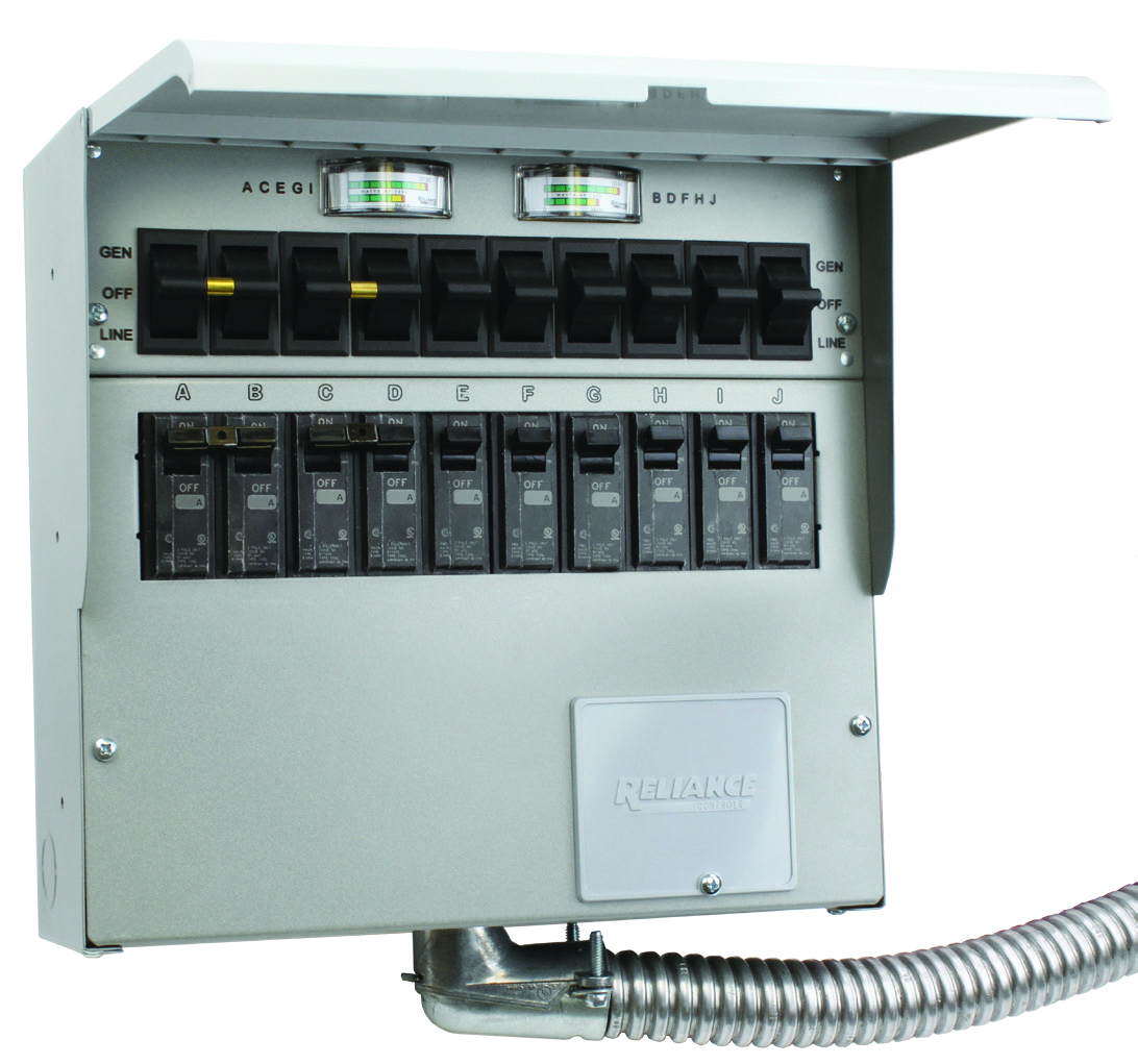 Reliance Controls THP108 Transfer Switch Power Return Alert Monitor