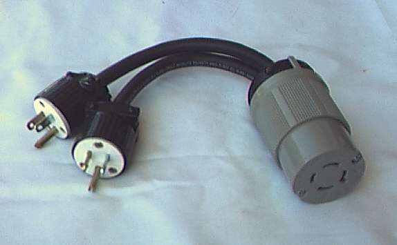 ADAPT-Y Generator Cord Adaptor  Generator Plug Wiring Diagram    NoOutage
